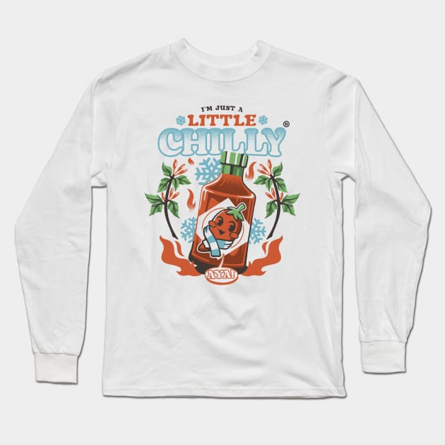 Little Chilli Pepper Sauce by Tobe Fonseca Long Sleeve T-Shirt by Tobe_Fonseca